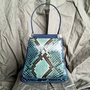 Judith Leiber python evening bag *genuine*